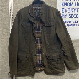 Barbour Waxed Cotton Jacket, Olive